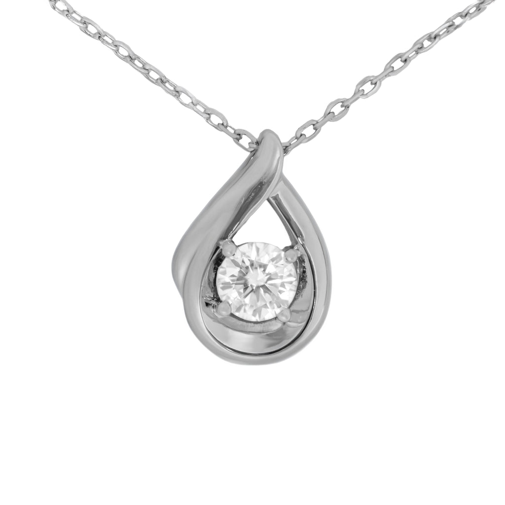 Collar gota brillante