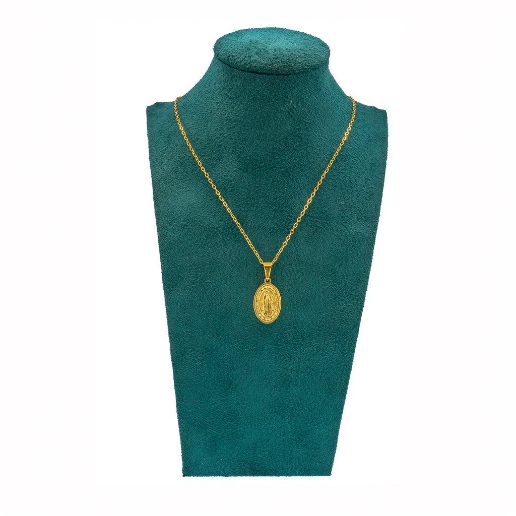 Collar Medalla Virgen Mini