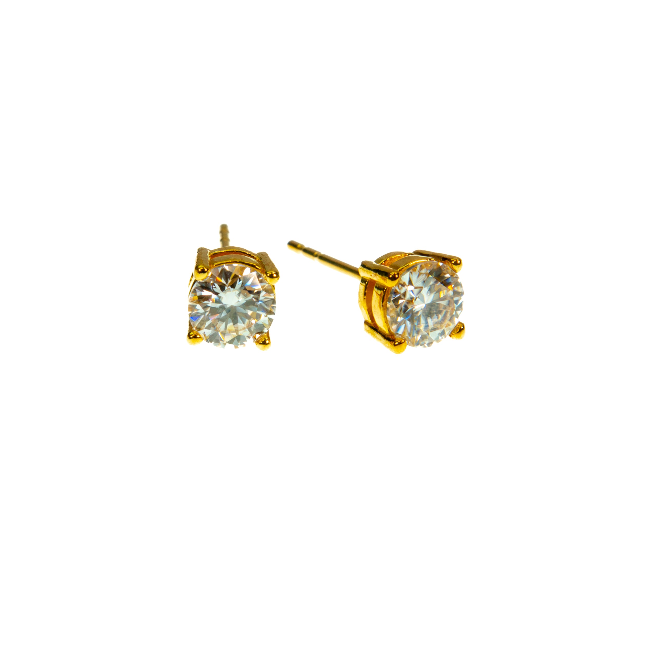 Aretes Stud Redondo 0.6 ct