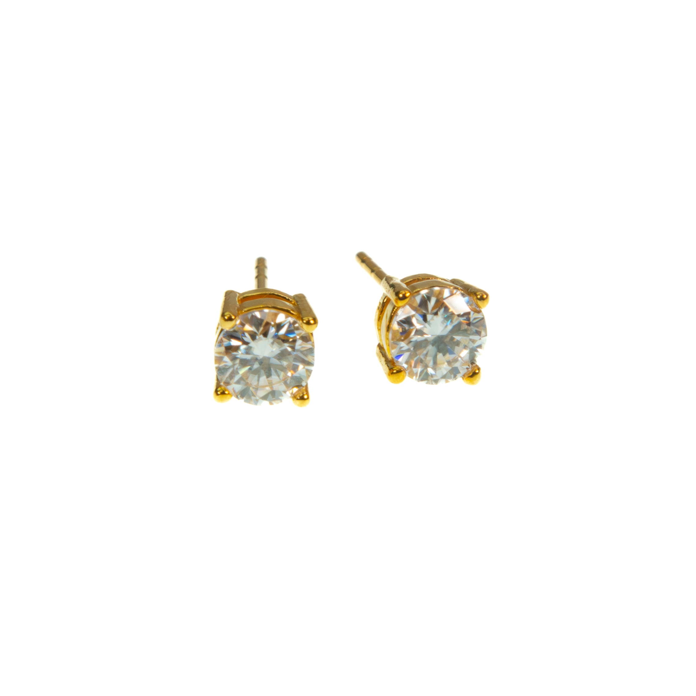 Aretes Stud Redondo 0.6 ct