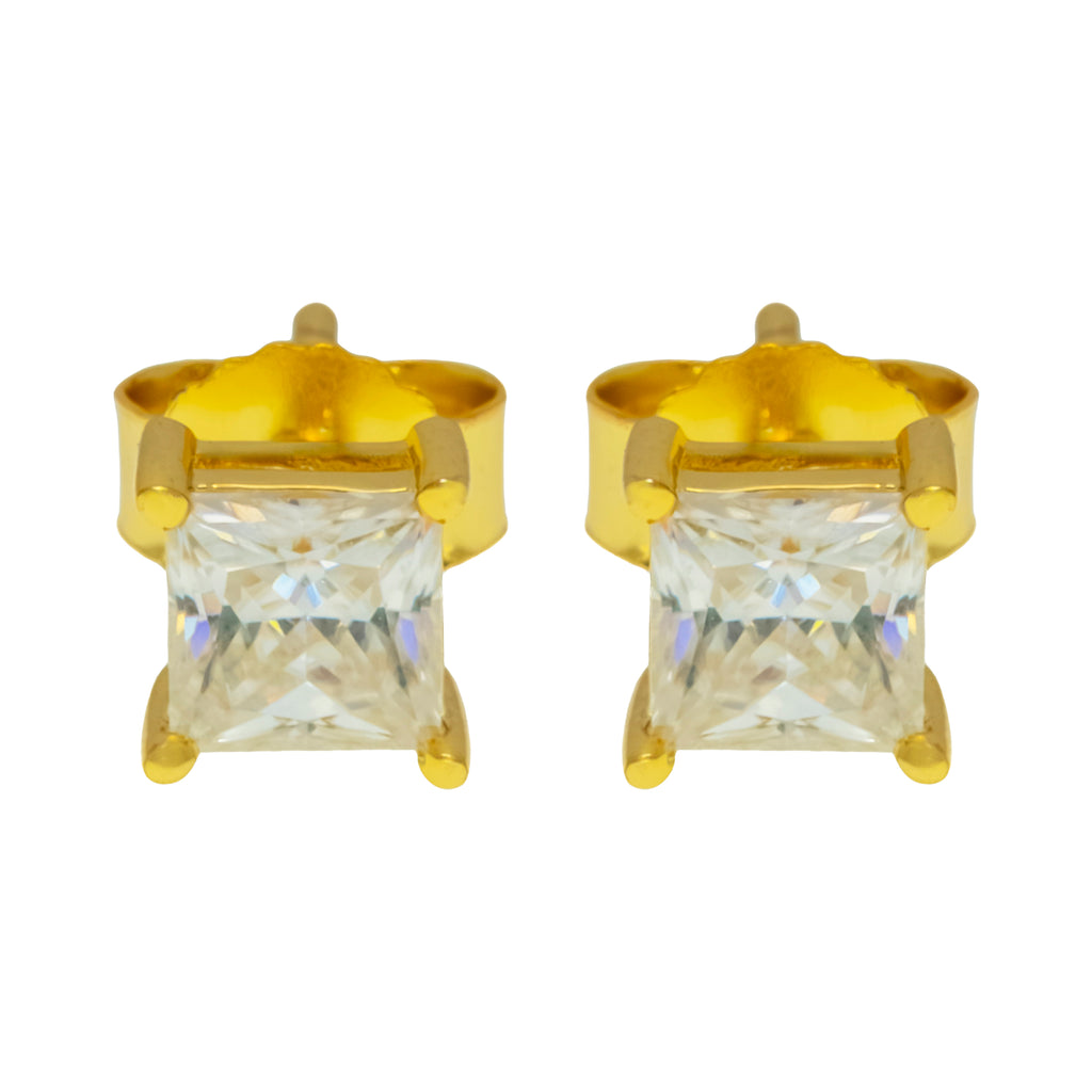 Aretes de corte princesa