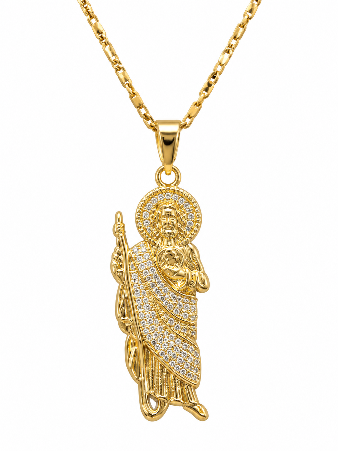 Cadena con dije San Judas Tadeo