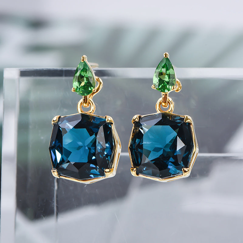 Aretes London Blue Topaz
