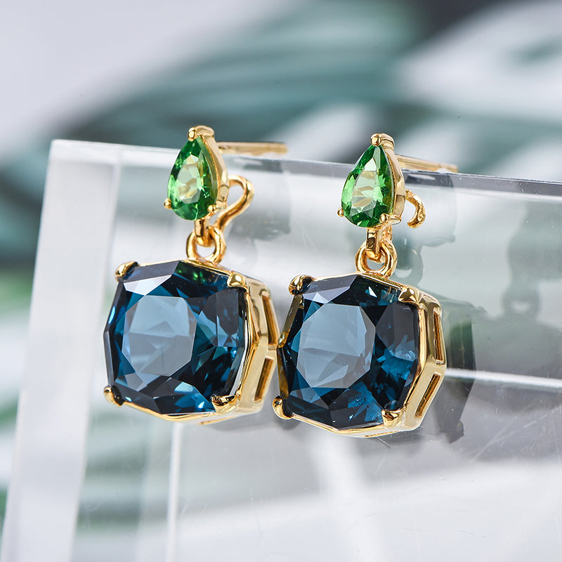 Aretes London Blue Topaz