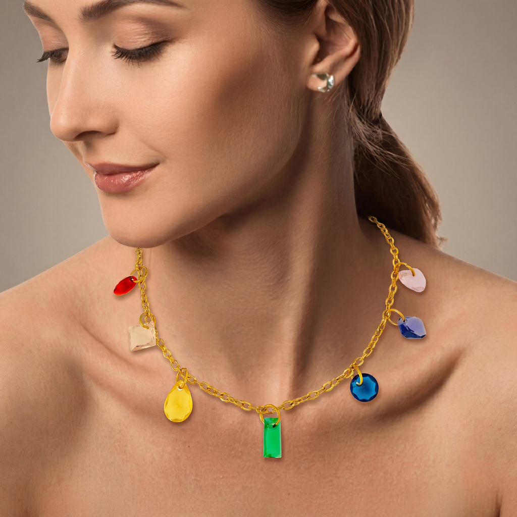 Collar Dije Multicolor