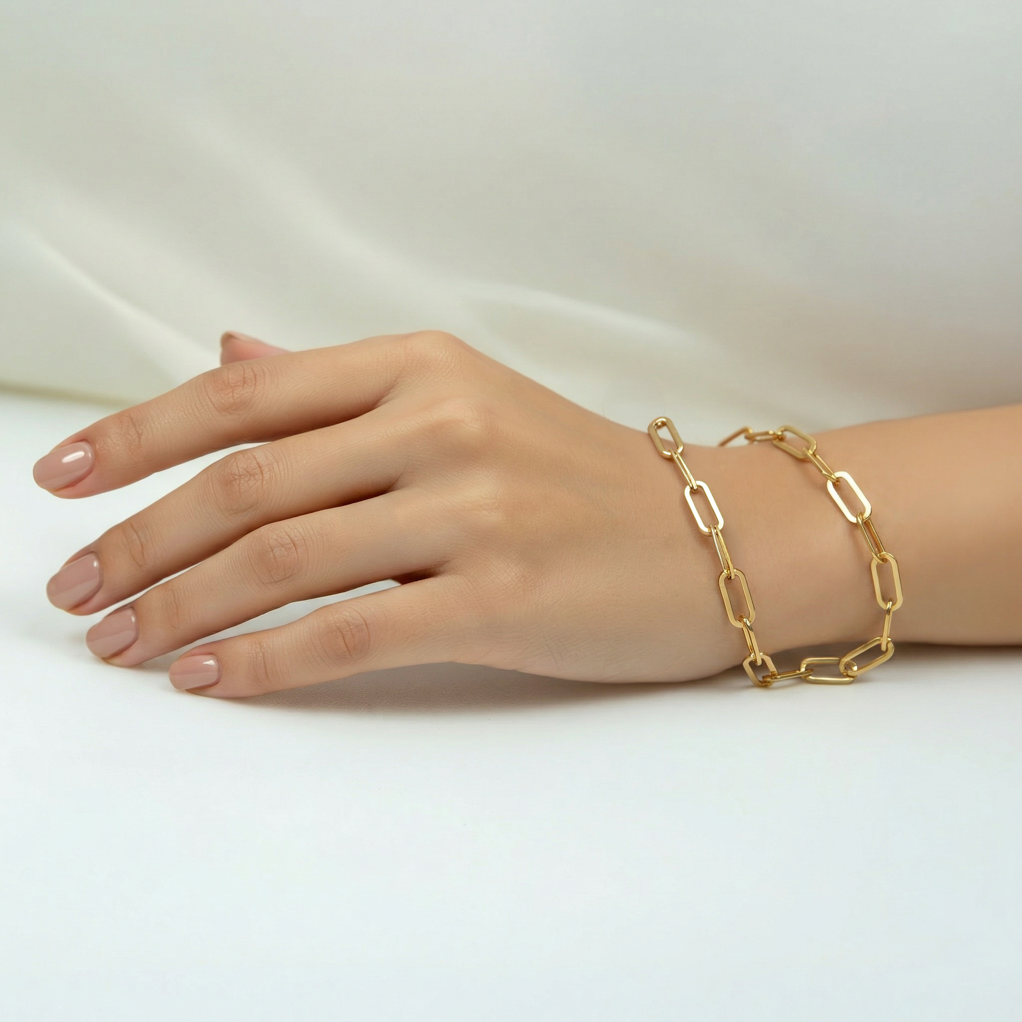 Pulsera Clip Gruesa 18 cm