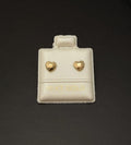 Aretes Corazon Relieve en oro 10K - Mystica Joyeria