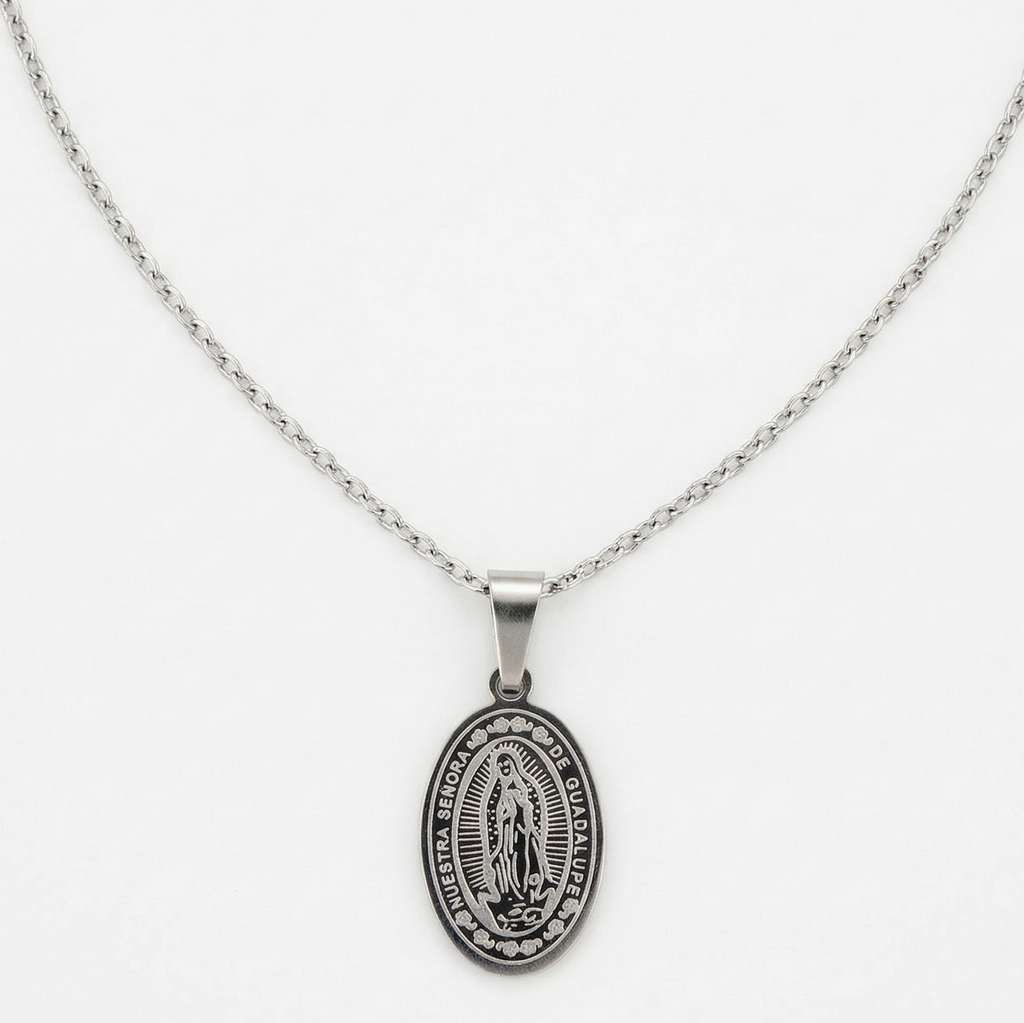 Collar Medalla Virgen Mini