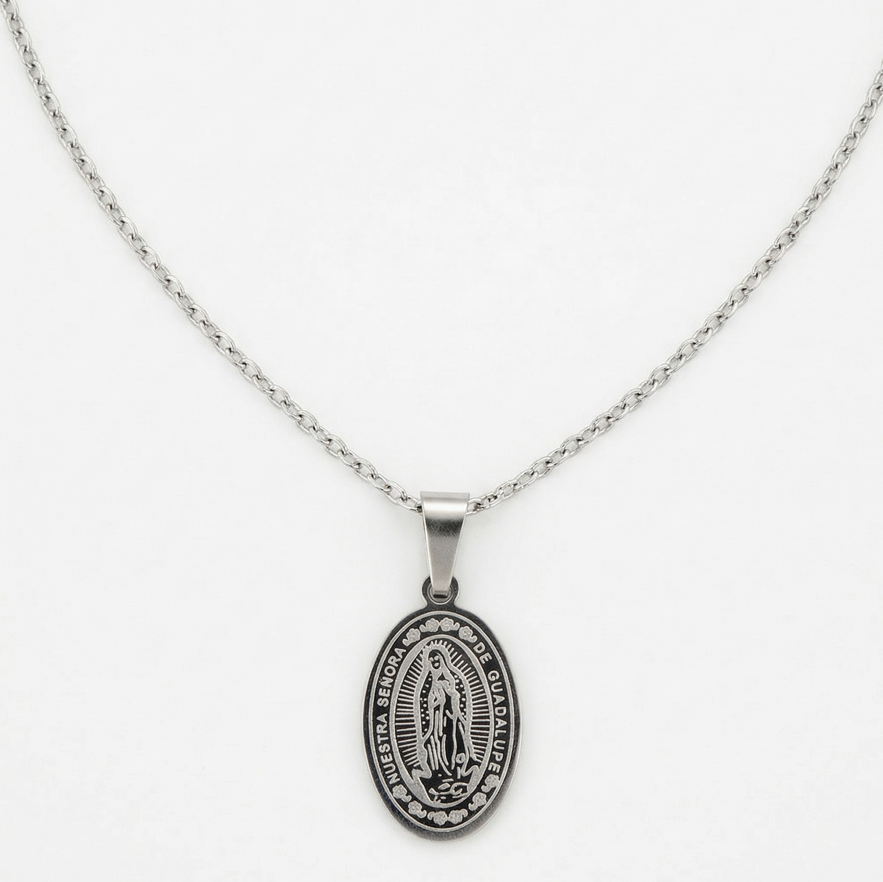 Collar Medalla Virgen Mini