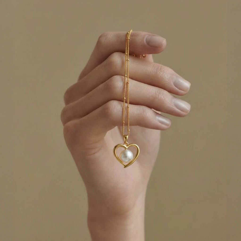 Dije de Corazón Perla