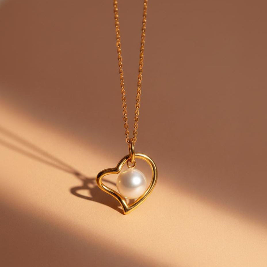 Dije de Corazón Perla