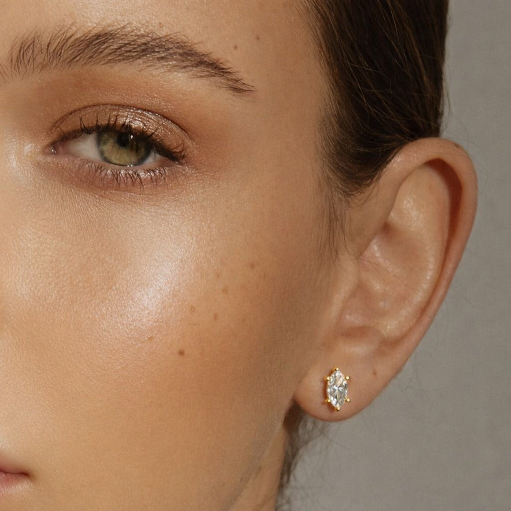 Aretes Stud Marquesa 6 Garras 1.0 ct