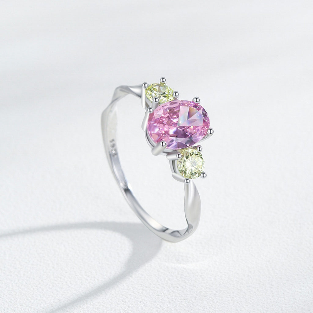 Anillo Flor Rosa