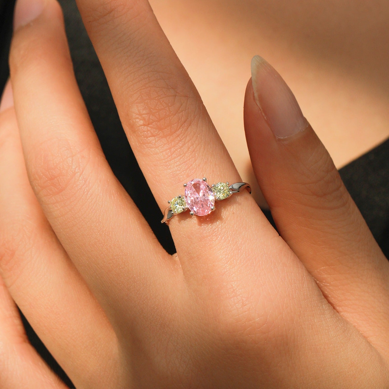 Anillo Flor Rosa