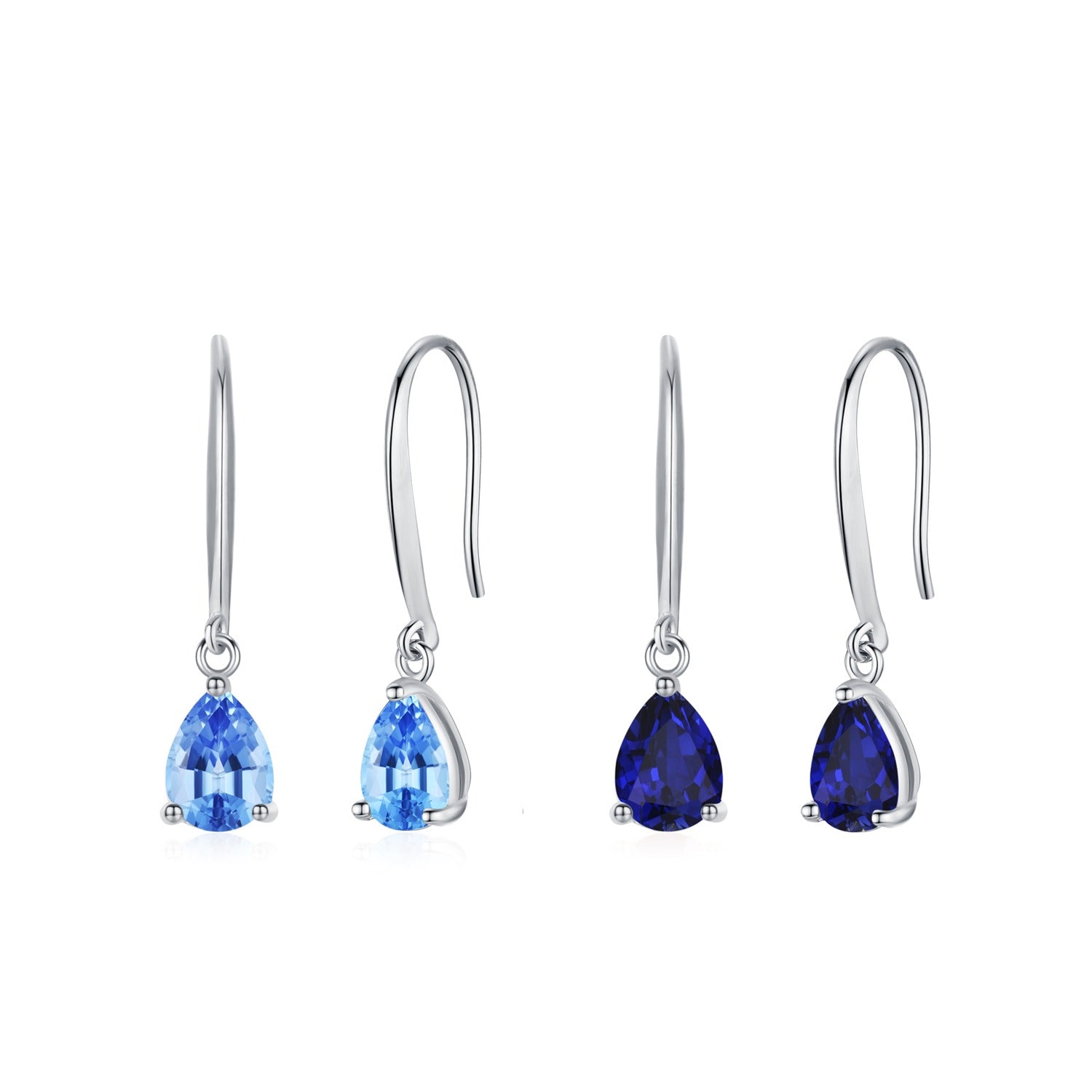 Aretes Gota Zafiro