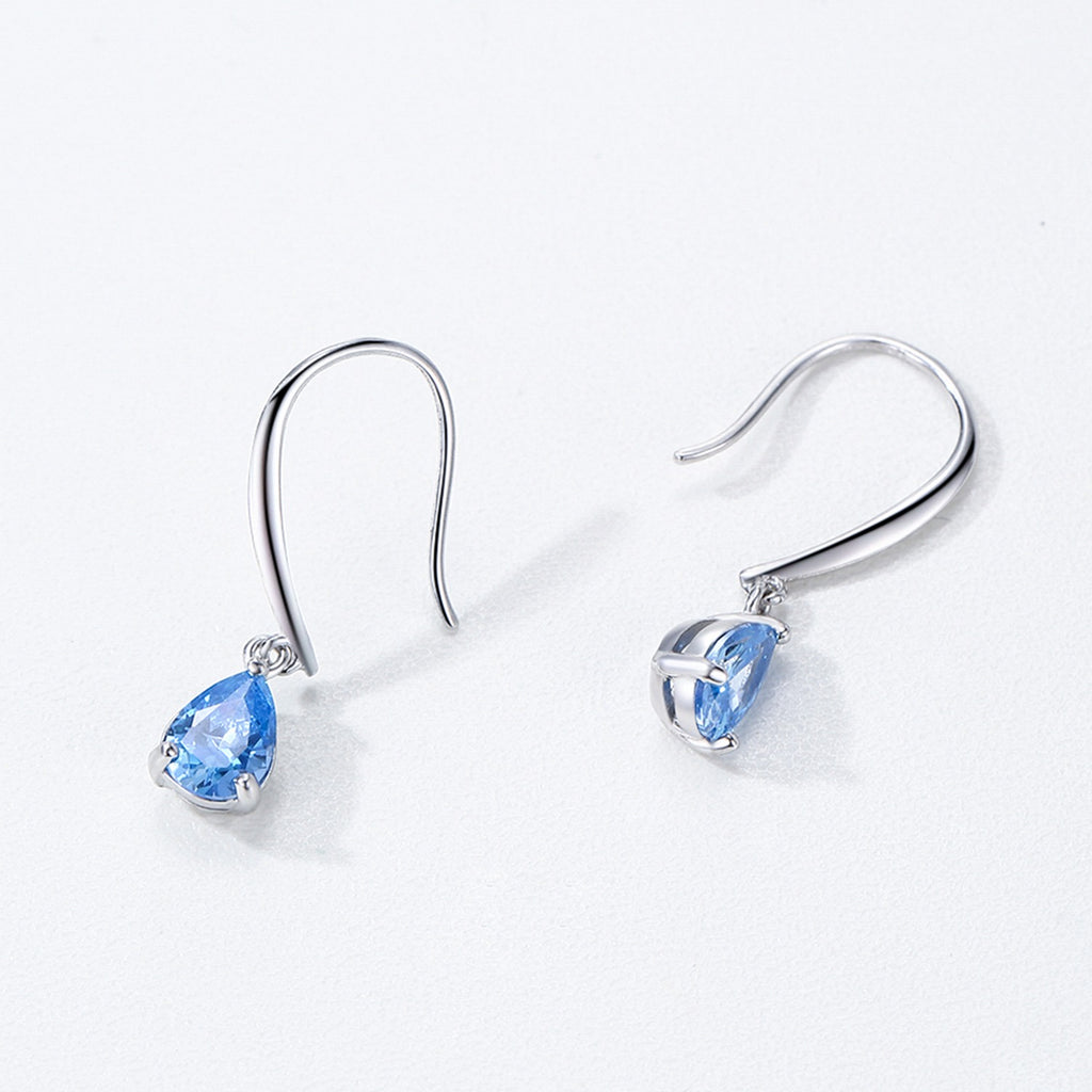 Aretes Gota Zafiro