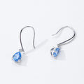 Aretes Gota Zafiro