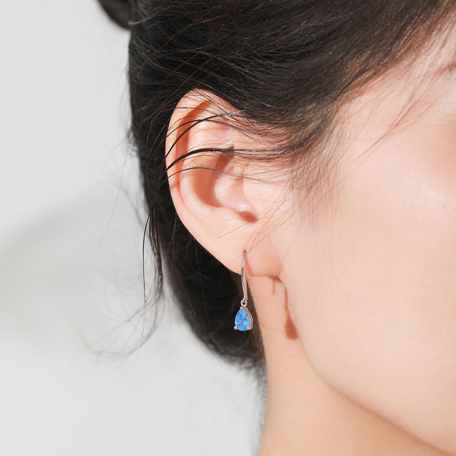 Aretes Gota Zafiro
