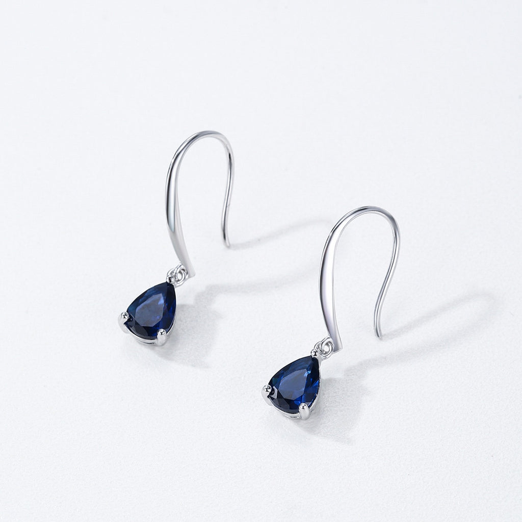 Aretes Gota Zafiro