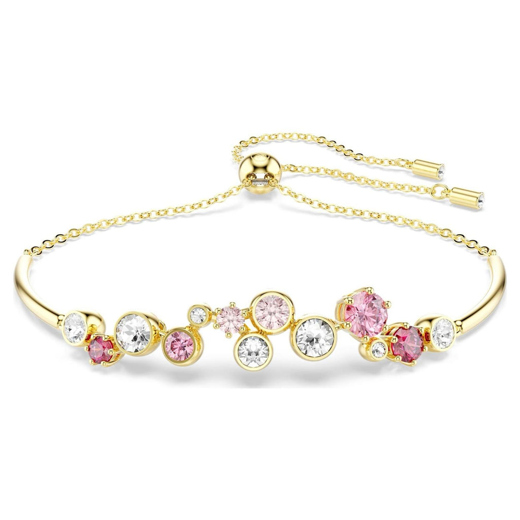 Pulsera Destellos Rosa, aleacion de cobre dorada - Alkimia Joyeria