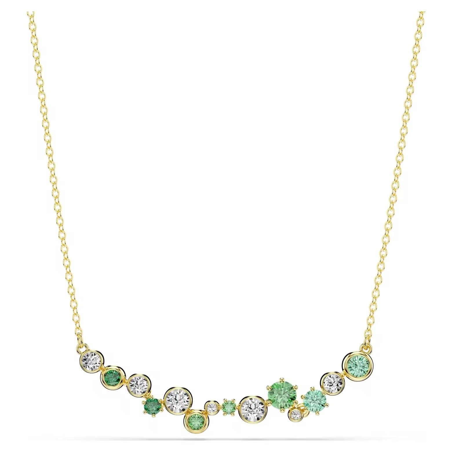 Collar destellos verde