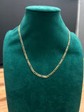 Cadena eslabón clásico 3 mm 40 cm en acero inoxidable chapado en oro - Alkimia Joyeria