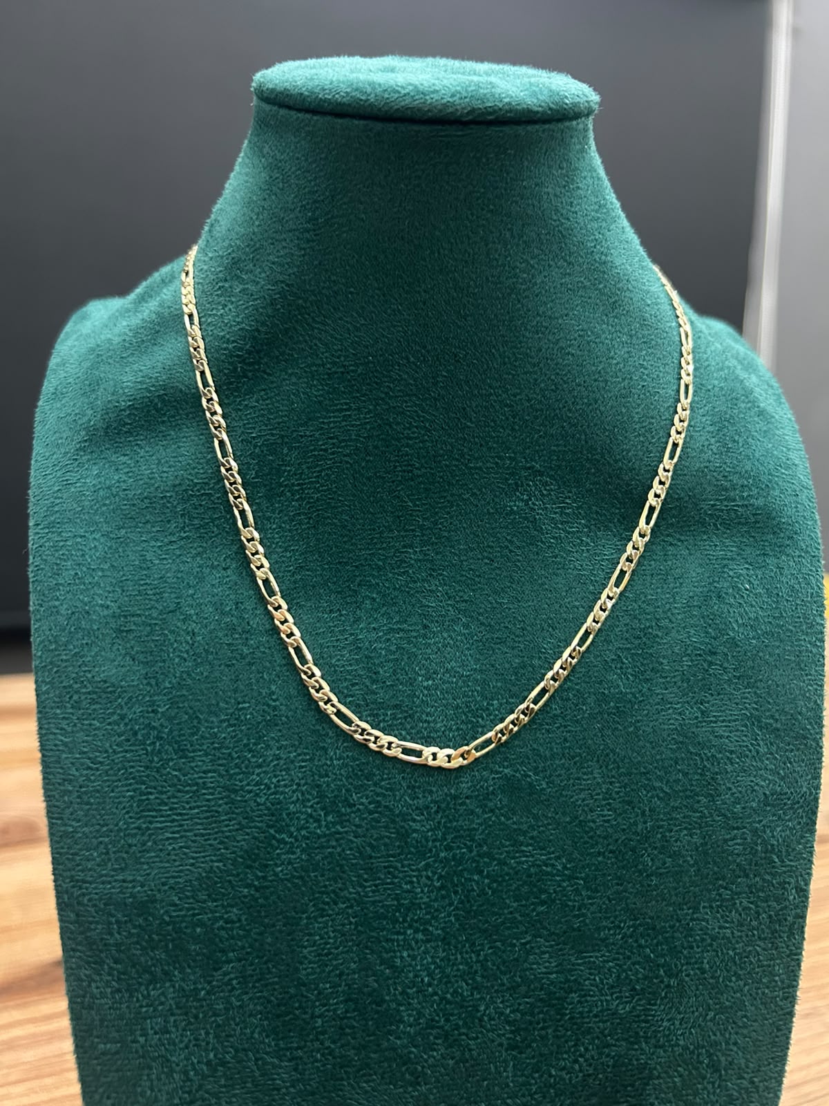 Cadena eslabón clásico 3 mm 40 cm en acero inoxidable chapado en oro - Alkimia Joyeria