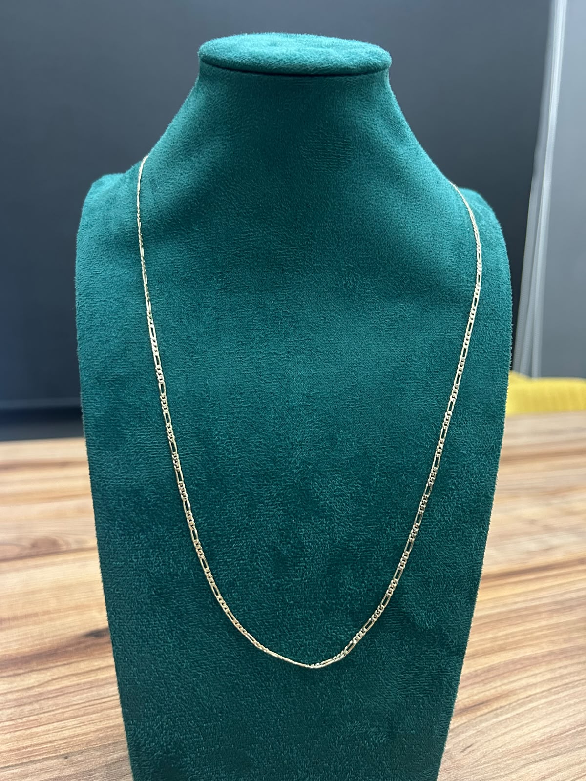 Cadena barbada premium 2 mm 45 cm en acero inoxidable chapado en oro - Alkimia Joyeria