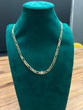 Cadena eslabón clásico 5 mm 45 cm en acero inoxidable chapado en oro - Alkimia Joyeria