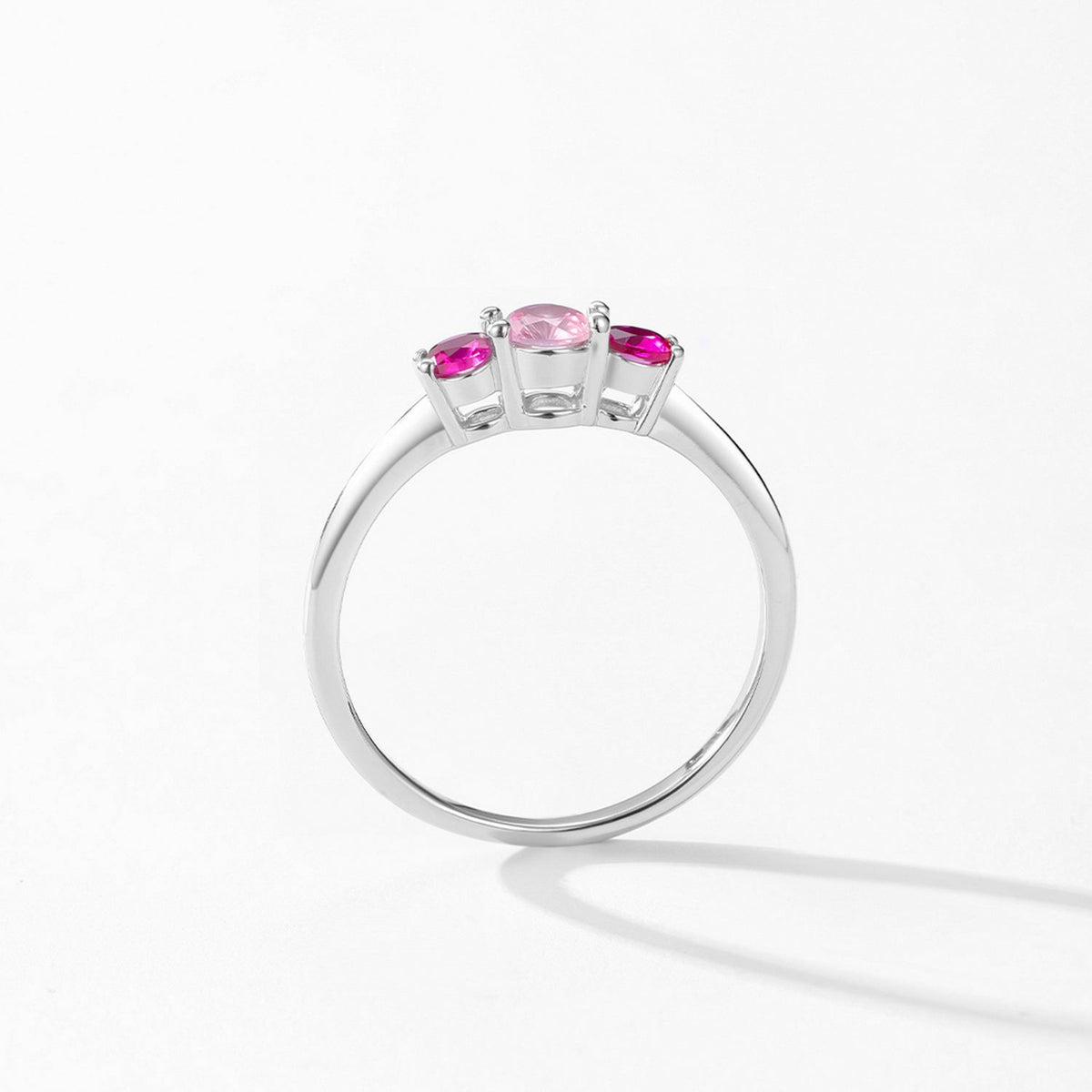 Anillo tricolor · Anillo de Plata 925 con Tres Zirconias