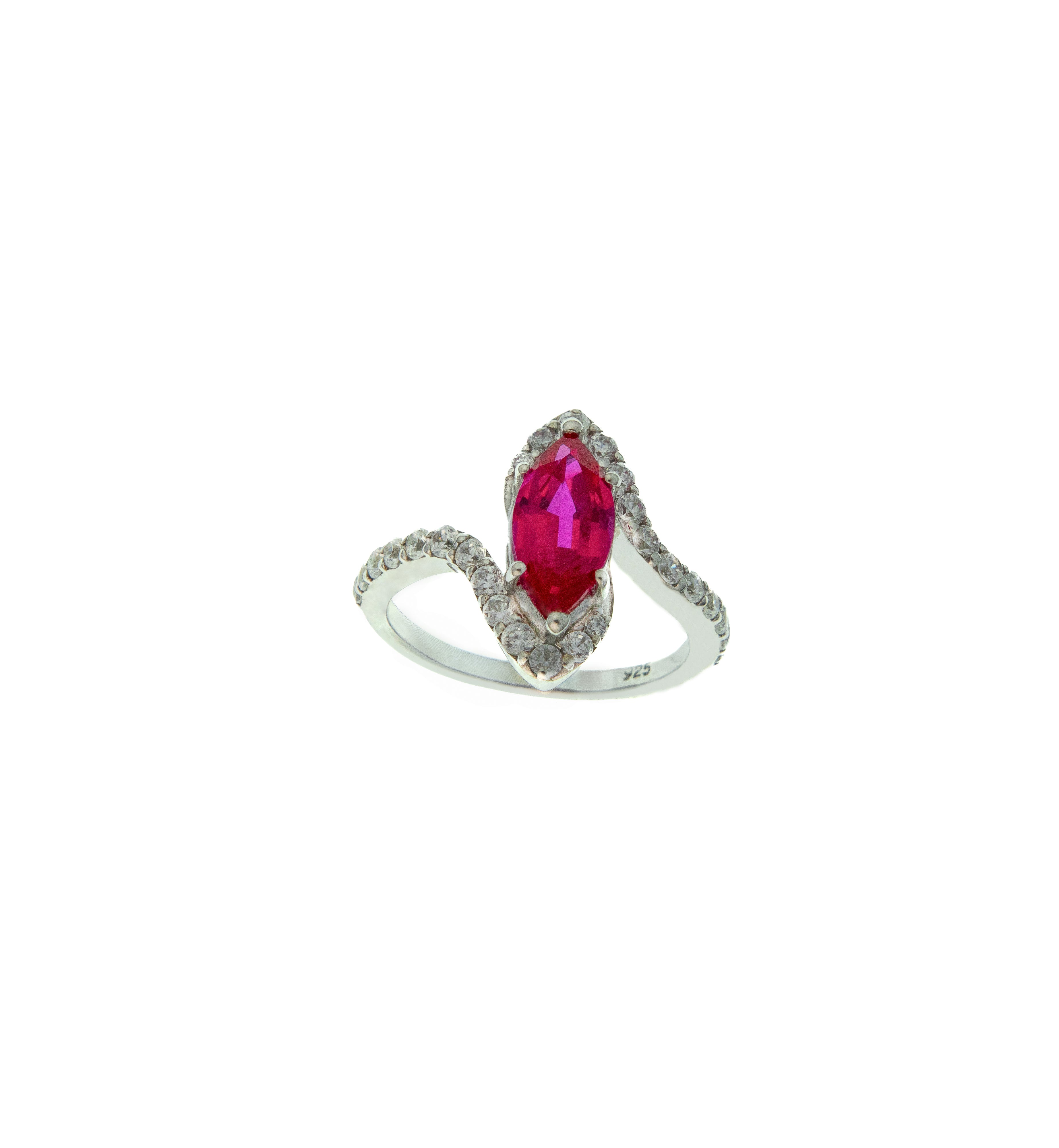 Anillo Rubí Marquise