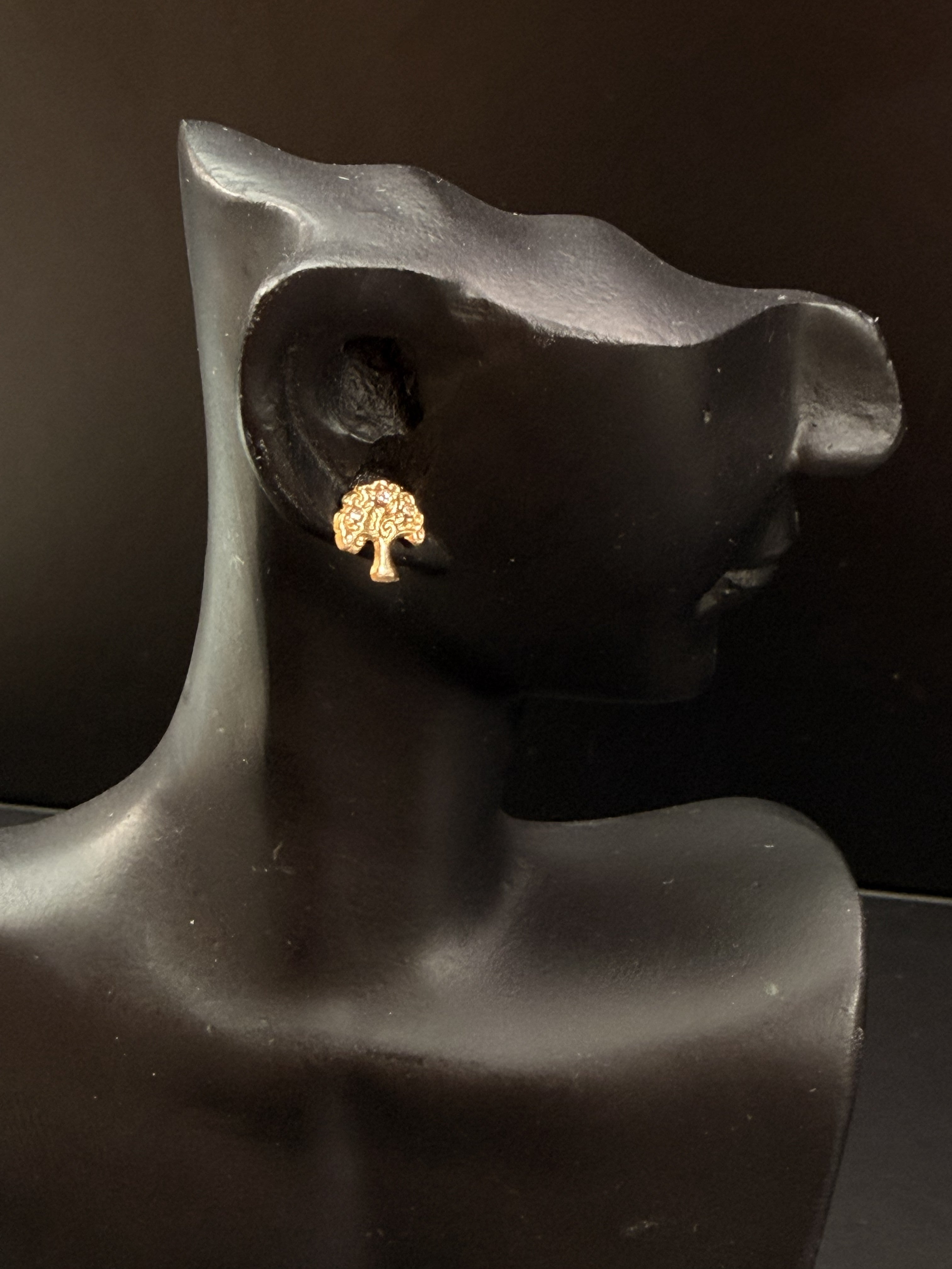 Aretes Arbol con zirconias