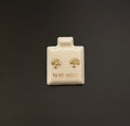 Aretes Arbol con Zirconias en oro 10K - Mystica Joyeria