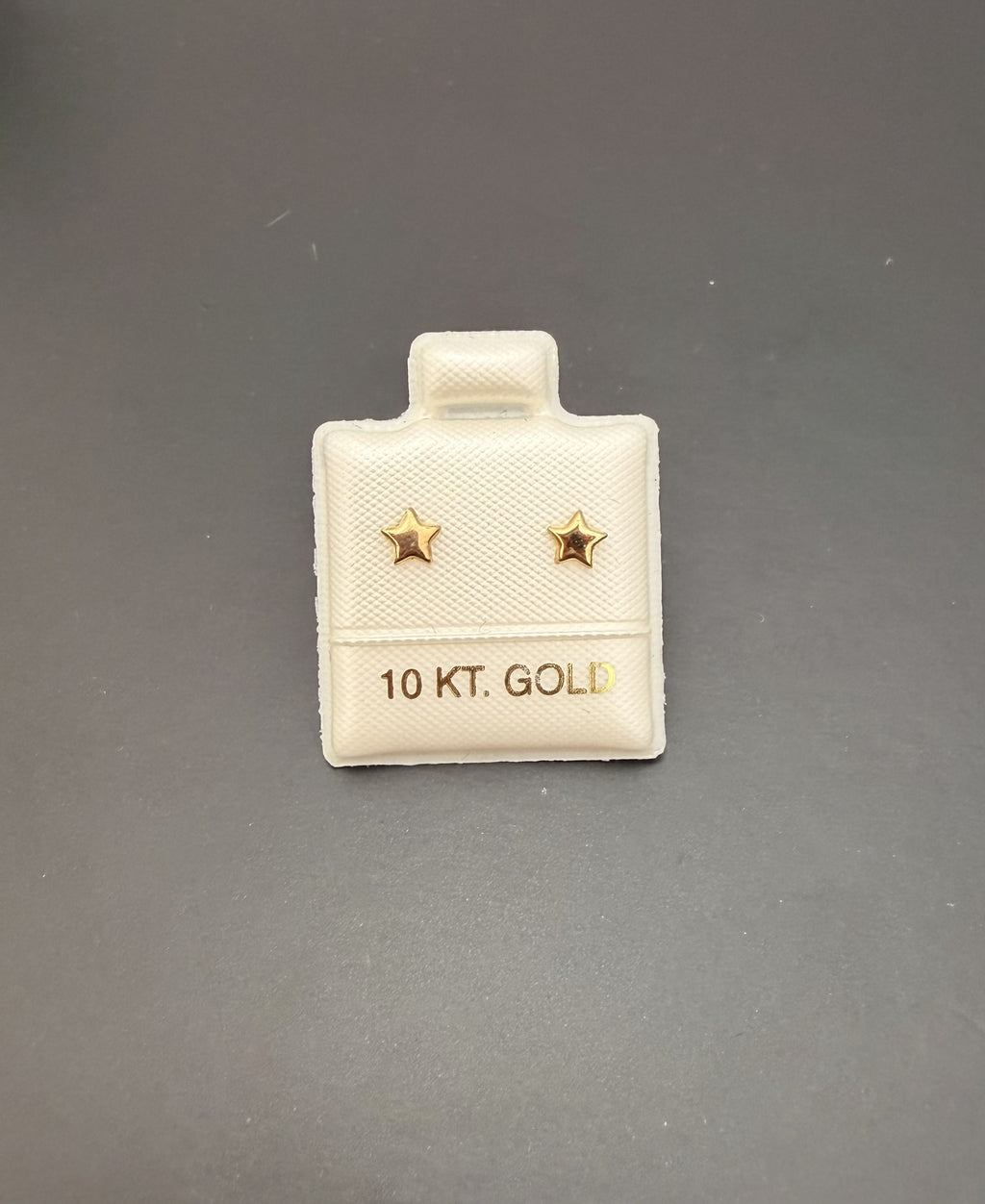 Aretes Estrella en oro 10K - Mystica Joyeria