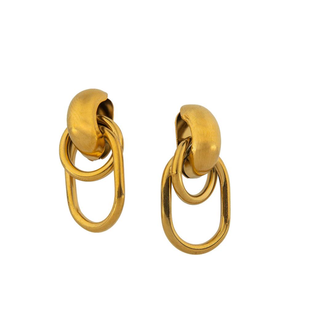 Aretes Doble Aro Elegante
