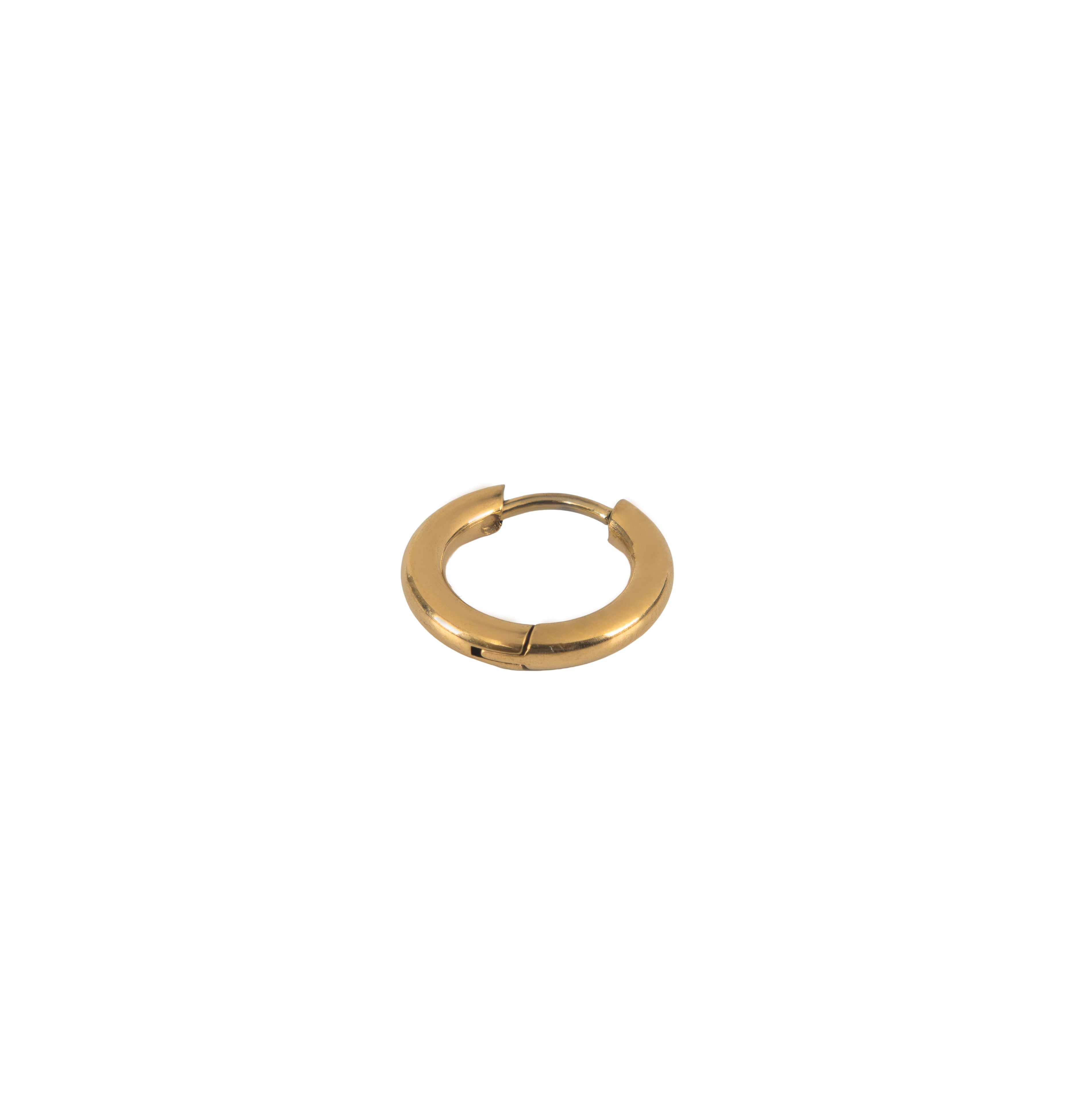 Aretes Argolla Acabado Dorado