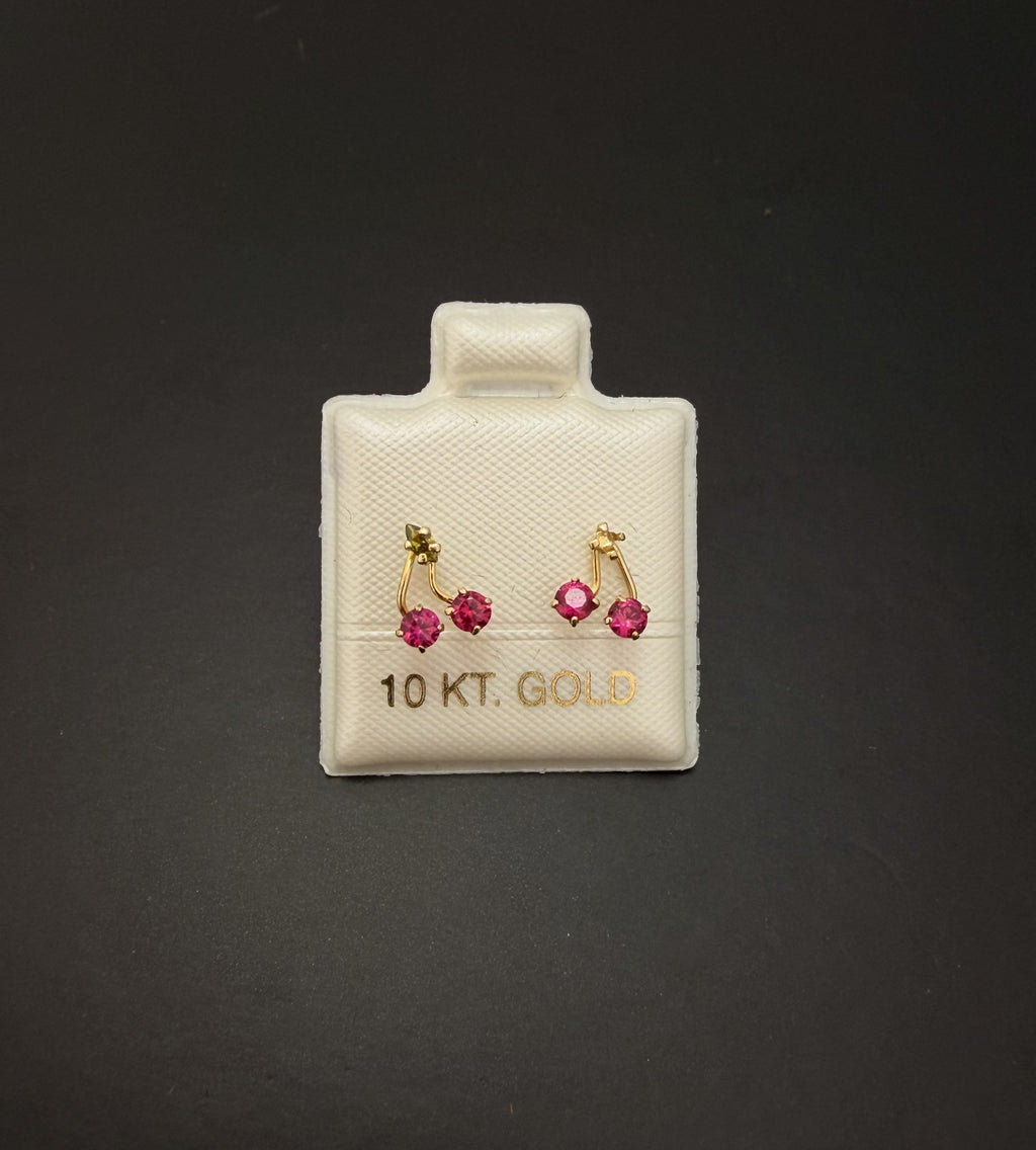 Aretes Cereza