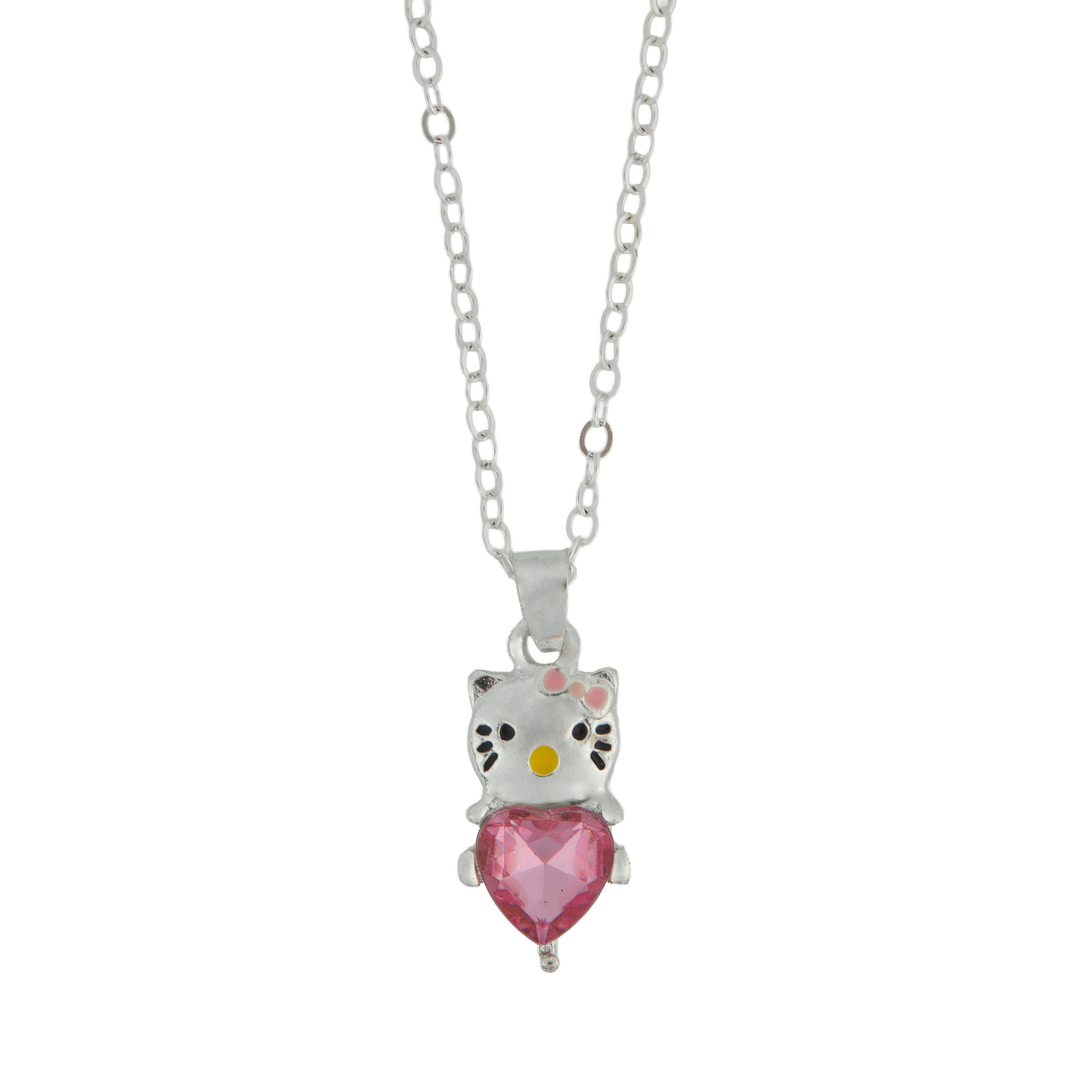 Collar Hello Kitty Corazón Rosa
