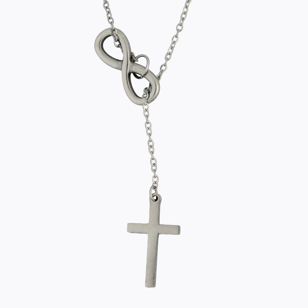 Collar Infinito & Cruz