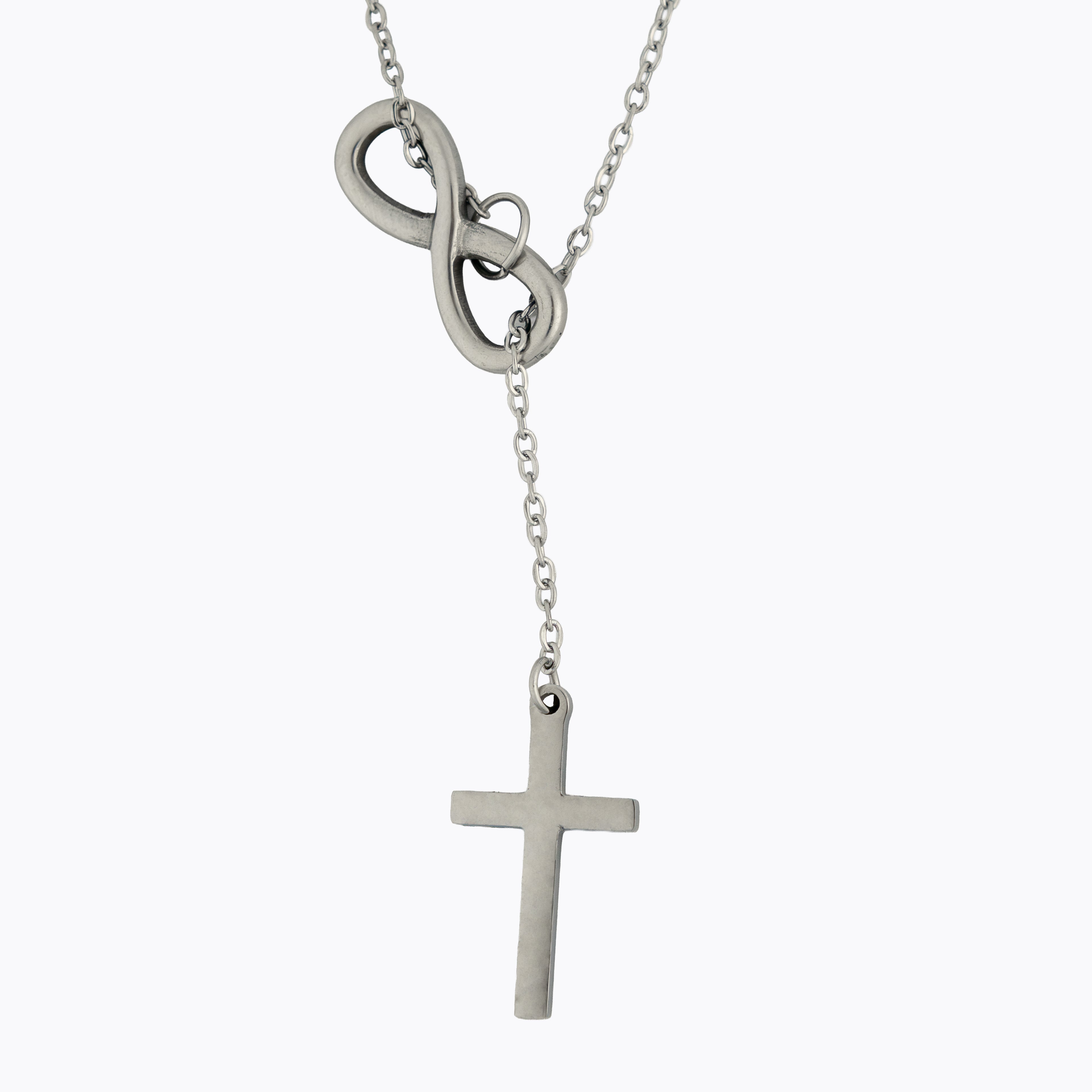Collar Infinito & Cruz