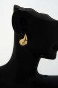 Aretes gota oro