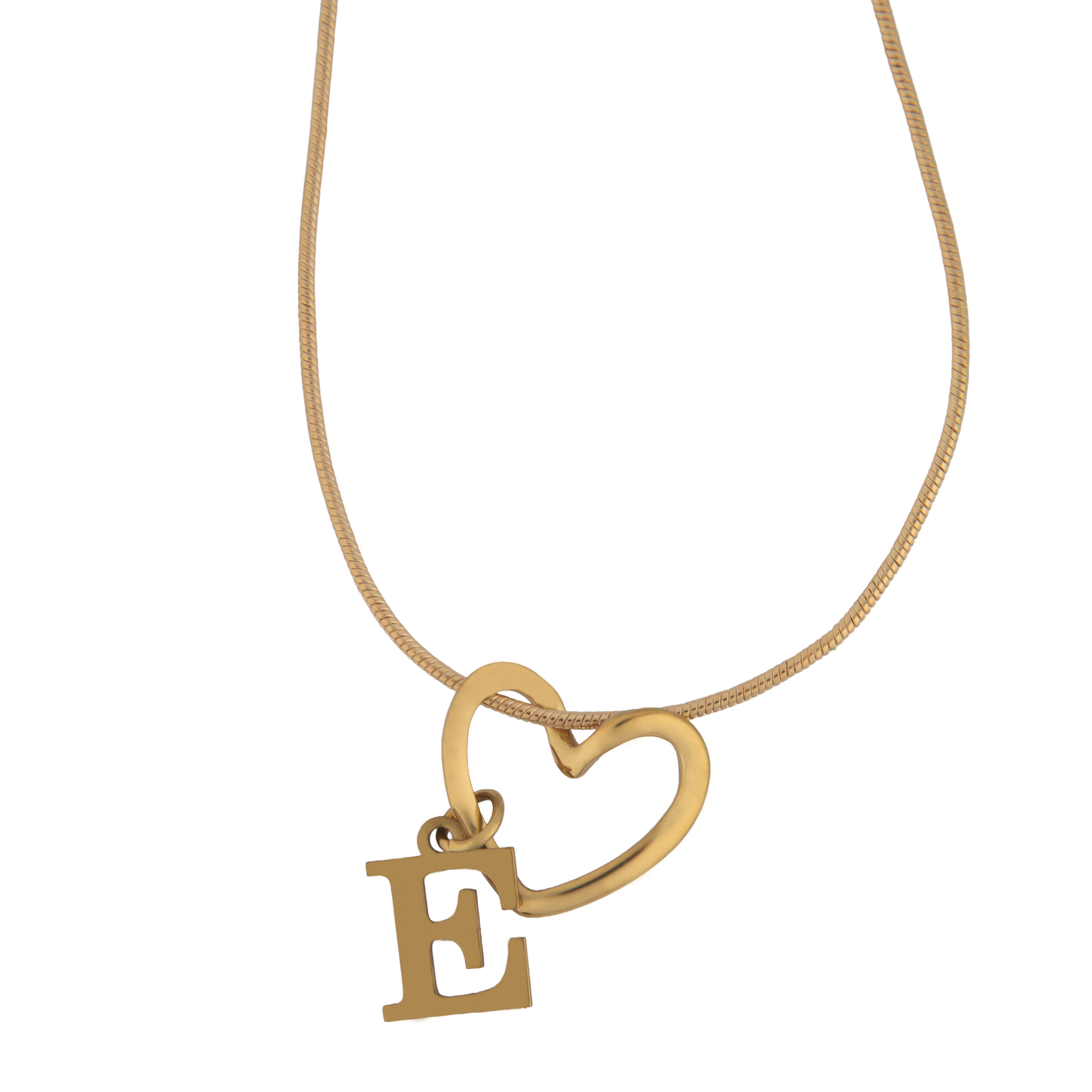 Collar Inicial Corazón Minimalista