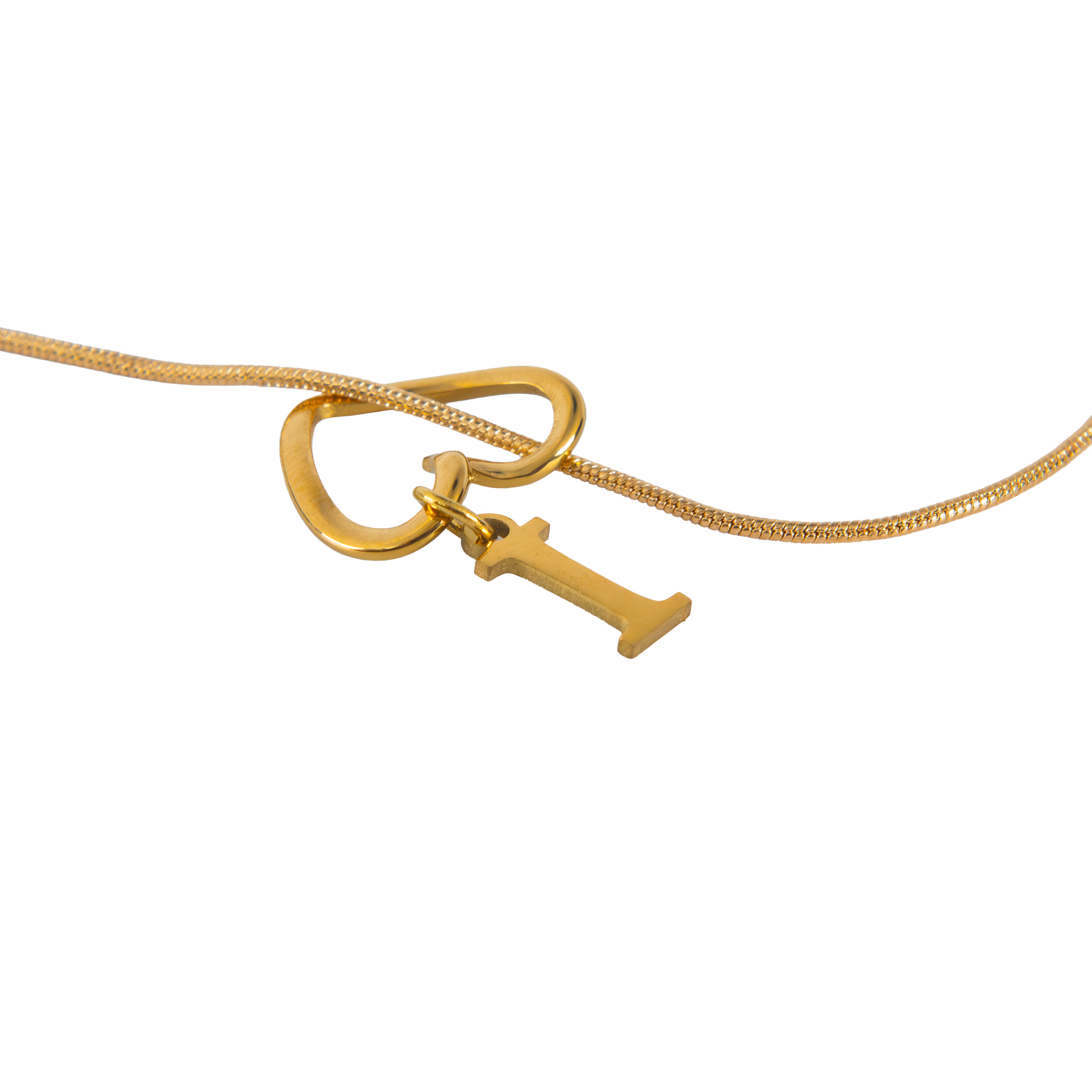 Collar Inicial Corazón Minimalista