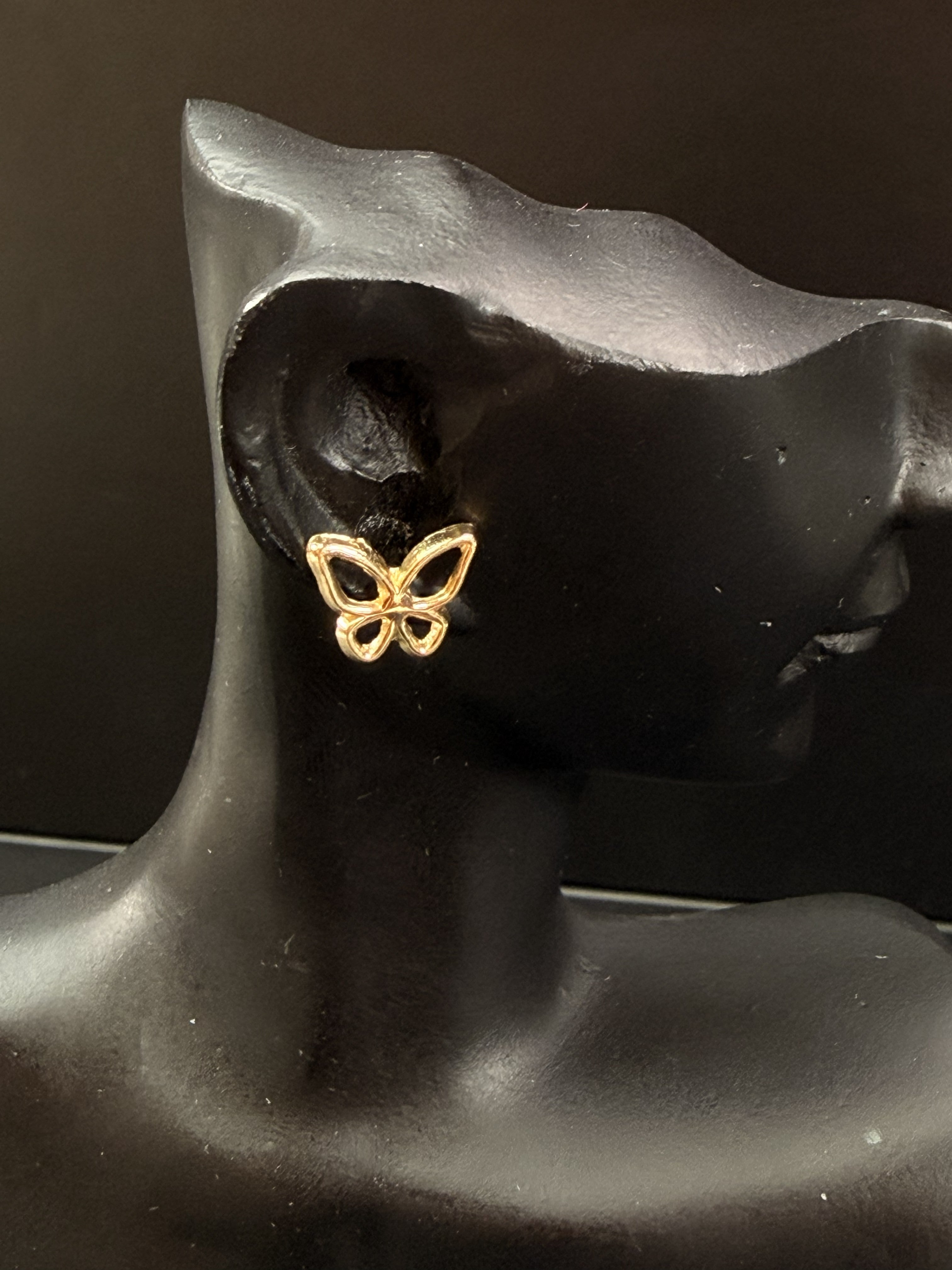 Aretes mariposa