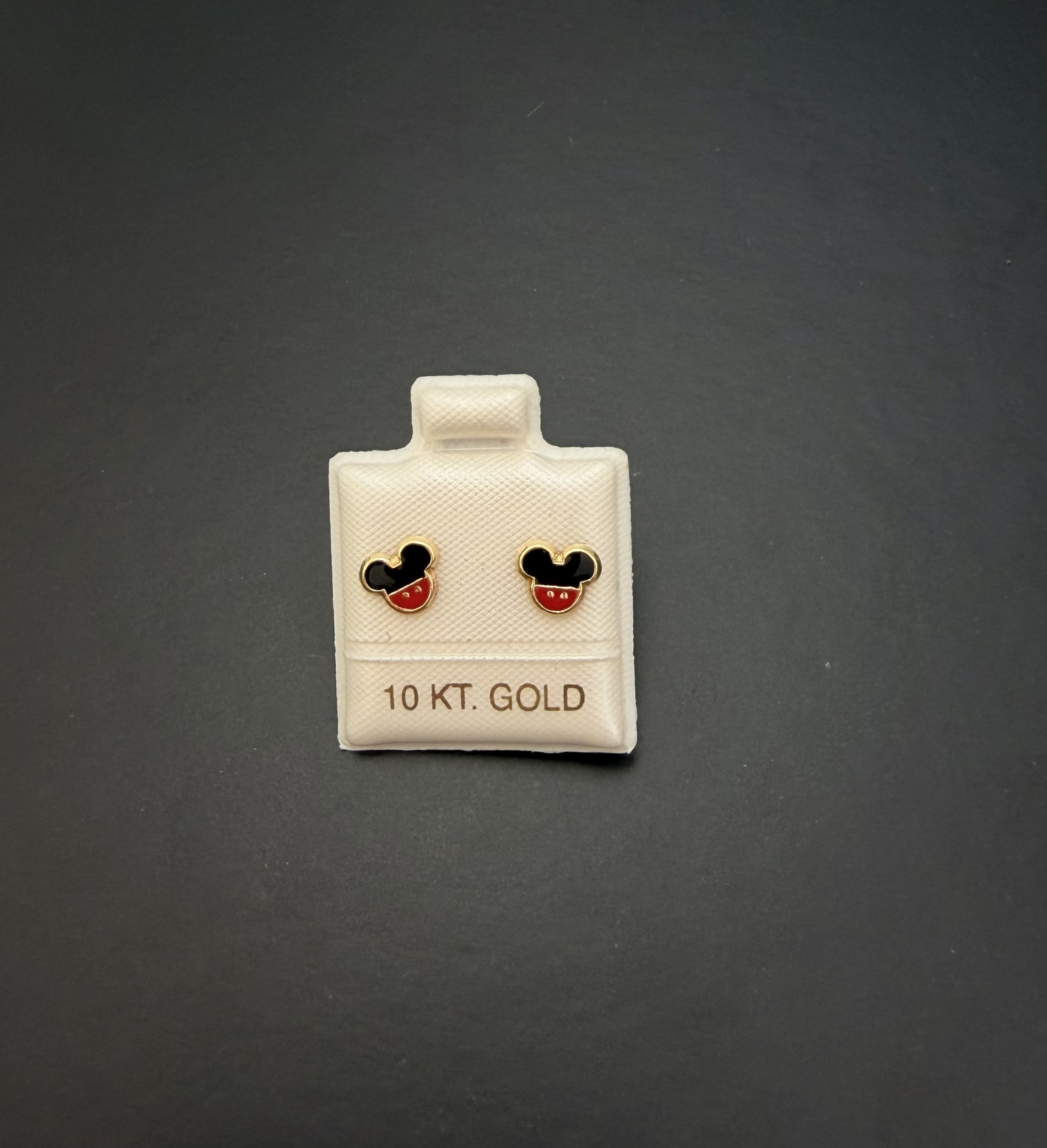 Aretes Silueta Animada en oro 10K - Mystica Joyeria