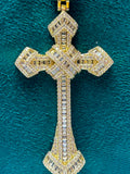 Dije cruz brillante