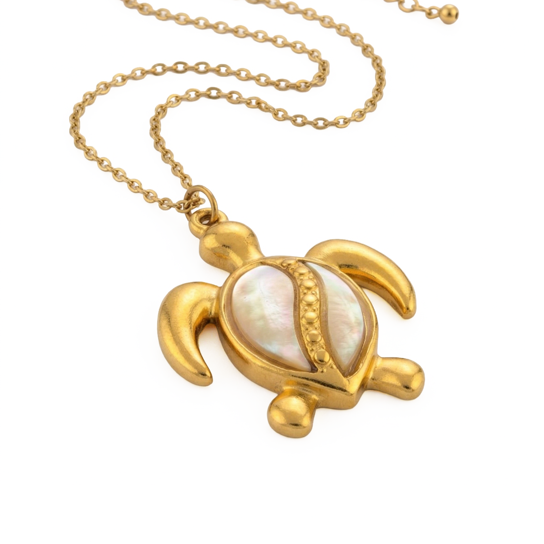 Collar Tortuga Madre Perla